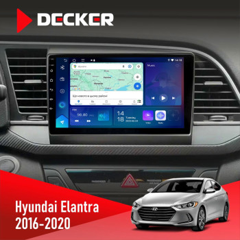 Штатна магнітола Hyundai Elantra 2016-2020 CAN Decker D9-007 4x64 DSP 360 4G Штатна магнітола Hyundai Elantra 2016-2020 CAN Decker D9-007 4x64 DSP 360 4G