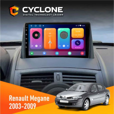 Штатна магнітола Renault Megane II 2003-2009 Cyclone C9CPL 2x32