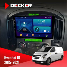 Штатная магнитола Hyundai H-1 2015-2021 Decker D9001 4x64, DSP