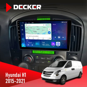Штатна магнітола Hyundai H-1 2015-2021 Decker D9-007 4x64 DSP 360 4G Штатна магнітола Hyundai H-1 2015-2021 Decker D9-007 4x64 DSP 360 4G