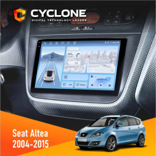 Штатная магнитола Seat Altea 2004-2015 Cyclone C9009 4x64, DSP, 4G, 2k