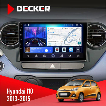 Штатна магнітола Hyundai I10 2013-2015 Decker D9-006 4x64, 4G