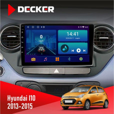 Штатная магнитола Hyundai I10 2013-2015 Decker D9002 6x128, DSP, 360