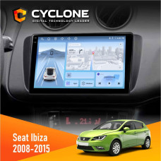Штатная магнитола Seat Ibiza 2008-2015 Cyclone C9009 4x64, DSP, 4G, 2k