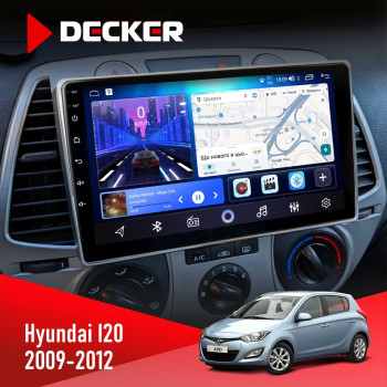 Штатна магнітола Hyundai I20 2009-2012 Decker D9-006 4x64, 4G