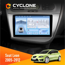 Штатная магнитола Seat Leon 2005-2015 Cyclone C9009 4x64, DSP, 4G, 2k