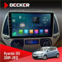 Штатная магнитола Hyundai I20 2009-2012 Climate Decker D9003 6x128, DSP, 4G, 2k