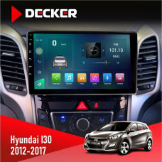 Штатная магнитола Hyundai i30 2012-2017 CAN Decker D9003 6x128, DSP, 4G, 2k