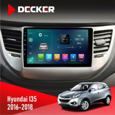 Штатная магнитола Hyundai IX35 2016-2018 Decker D9003 6x128, DSP, 4G, 2k