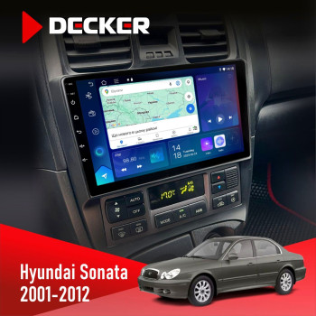Штатна магнітола Hyundai Sonata (EF) 2001-2012 Decker D9-007 4x64 DSP 360 4G Штатна магнітола Hyundai Sonata (EF) 2001-2012 Decker D9-007 4x64 DSP 360 4G