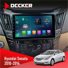 Штатная магнитола Hyundai Sonata (YF) 2010-2014 CAN Decker D9003 6x128, DSP, 4G, 2k