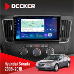 Штатная магнитола Hyundai Sonata 2008-2010 Decker D9-007 4x64 DSP 360 4G