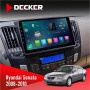 Штатная магнитола Hyundai Sonata 2008-2010 Climate Decker D9003 6x128, DSP, 4G, 2k
