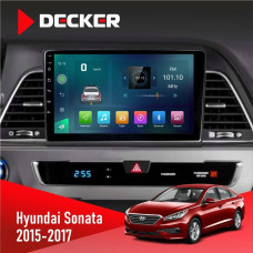 Штатная магнитола Hyundai Sonata 2015-2017 CAN Decker D9003 6x128, DSP, 4G, 2k