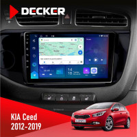 Штатная магнитола KIA Ceed 2012-2019 Decker D9-007 4x64 DSP 360 4G