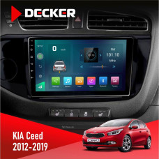 Штатная магнитола KIA Ceed 2012-2019 Decker D9003 6x128, DSP, 4G, 2k
