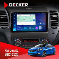 Штатная магнитола KIA Cerato 2012-2020 Decker D9-007 4x64 DSP 360 4G