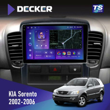 Штатная магнитола KIA Sorento (BL) 2002-2006 Decker D9003 6x128, DSP, 4G, 2k