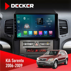 Штатная магнитола KIA Sorento (BL) 2006-2009 Decker D9003 6x128, DSP, 4G, 2k