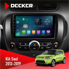 Штатная магнитола KIA Soul 2013-2019 Decker D9003 6x128, DSP, 4G, 2k