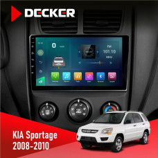 Штатная магнитола KIA Sportage 2008-2010 Decker D9003 6x128, DSP, 4G, 2k