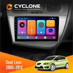 Штатная магнитола Seat Leon 2005-2015 Cyclone C9CPL 2x32