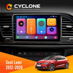Штатная магнитола Seat Leon 2012-2020 Cyclone C9CPL 2x32