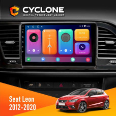  Штатна магнітола Seat Leon 2012-2020 Cyclone C9CPL 2x32
