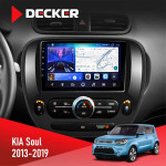 Штатная магнитола KIA Soul 2013-2019 Decker D9-006 4x64, 4G