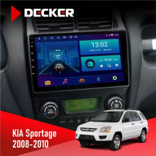 Штатная магнитола KIA Sportage 2008-2010 Climate Decker D9001 4x64, DSP