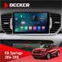 Штатная магнитола Kia Sportage 4 QL 2016-2018 CAN Decker D9003 6x128, DSP, 4G, 2k