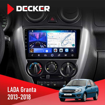 Штатна магнітола Lada Granta 2013-2018 Decker D9-006 4x64, 4G