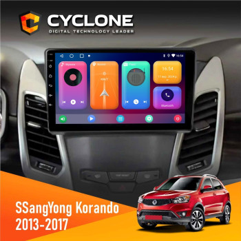Штатная магнитола SsangYong Korando 2013-2017 Cyclone C9CPL 2x32