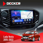 Штатная магнитола Lada Vesta 2015-2022 Decker D9-006 4x64, 4G