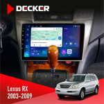 Штатная магнитола Lexus RX 2003-2007 Decker D9-007 4x64 DSP 360 4G