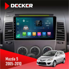 Штатна магнітола Mazda 5 (Premacy) 2005-2010 Decker D9003 6x128, DSP, 4G, 2k