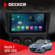 Штатна магнітола Mazda 5 (Premacy) 2010-2015 Decker D9003 6x128, DSP, 4G, 2k
