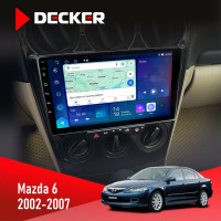 Штатна магнітола Mazda 6 2002-2007 Decker D9-007 4x64 DSP 360 4G