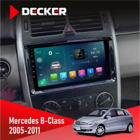 Штатная магнитола Mercedes-Benz B-Class T245 2005-2011 Decker D9003 6x128, DSP, 4G, 2k