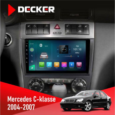 Штатная магнитола Mercedes-Benz C-klasse (W203) 2004-2007 Decker D9003 6x128, DSP, 4G, 2k