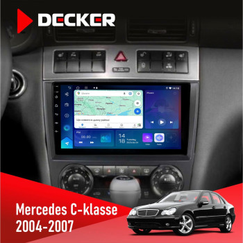 Штатна магнітола Mercedes-Benz C-Class (W203) 2004-2007 Decker D9-007 4x64 DSP 360 4G