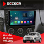 Штатная магнитола Mercedes-Benz ML-Klasse (W163) 1997-2006 AMP Decker D9003 6x128, DSP, 4G, 2k
