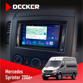 Штатна магнітола Mercedes-Benz Sprinter (W906) 2006+ Decker D9-007 4x64 DSP 360 4G