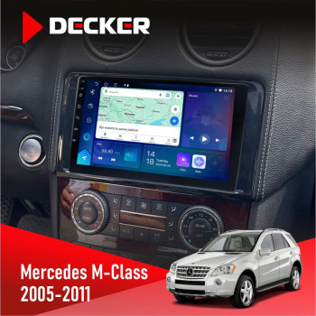 Штатна магнітола Mercedes-Benz M-Class (W164) 2005-2011 Decker D9-007 4x64 DSP 360 4G