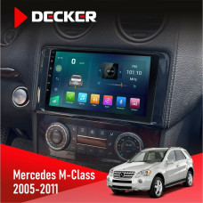 Штатна магнітола Mercedes-Benz M-Class W164 2005-2011 AMP Decker D9003 6x128, DSP, 4G, 2k
