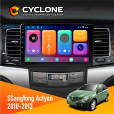 Штатная магнитола SsangYong Korando, Actyon  2010-2013 Cyclone C9CPL 2x32