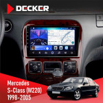 Штатная магнитола Mercedes-Benz S-Class (W220) 1998-2005 Most Decker D9-006 4x64, 4G