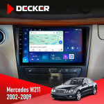 Штатная магнитола Mercedes-Benz E-Class (W211) 2002-2009 AMP Decker D9-007 4x64 DSP 360 4G