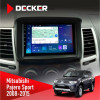 Штатная магнитола Mitsubishi Pajero Sport 2008-2015 Decker D9-007 4x64 DSP 360 4G
