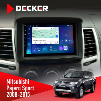 Штатна магнітола Mitsubishi Pajero Sport 2008-2015 Decker D9-007 4x64 DSP 360 4G